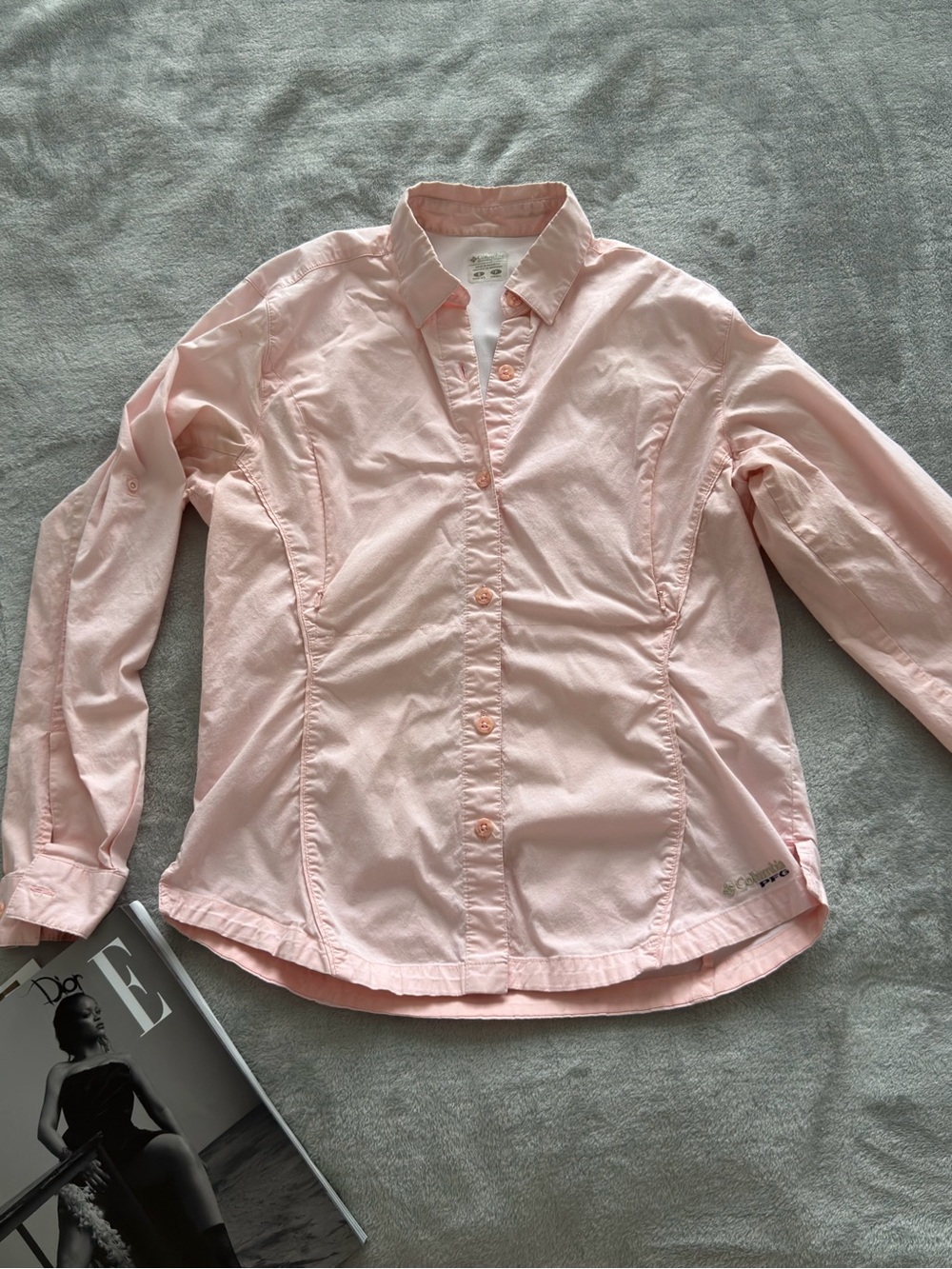 Light Pink women’s  Button-Up Shirt